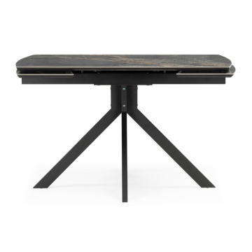 Керамический стол Комильфо 120x80 черный кварц / черный