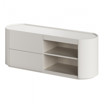 Тумба Lagom под ТВ 2 ящика 2 полки ширина 140 см (дымка)