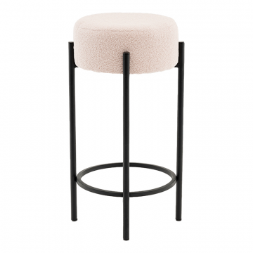 Стул барный Беккет букле бежевый