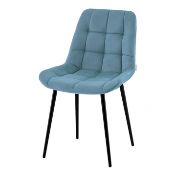 Стул Флекс N велюр пыльно-голубой