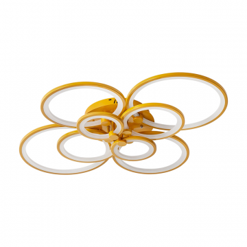 Люстра Oris 8 rings gold