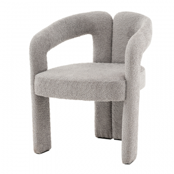 Стул Болинджер букле светло-серый