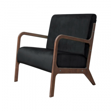 Низкое кресло Mody Black