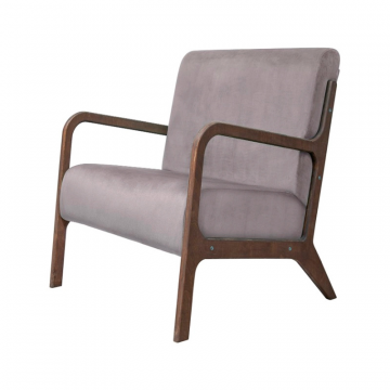 Низкое кресло Mody Grey