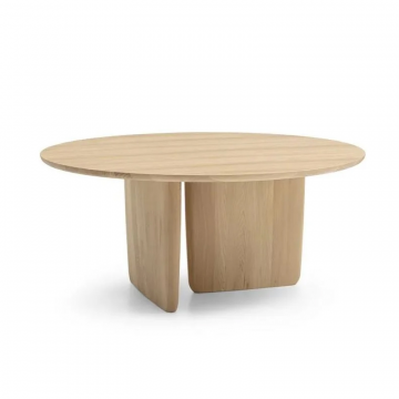 Обеденный круглый стол в шпоне дуба арт. 008.2 31D 140