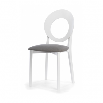 Деревянный стул Марти ткань Brendy-22 / белый