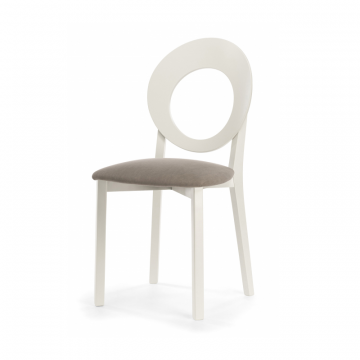 Деревянный стул Марти ткань MR 27 / слоновая кость
