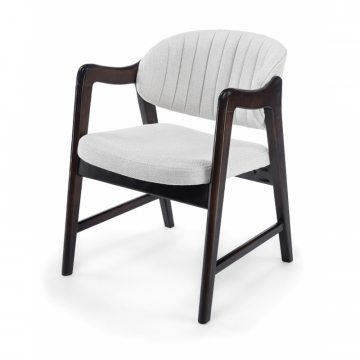 Кресло Никсон ткань мешковина 9199-2 / цвет орех