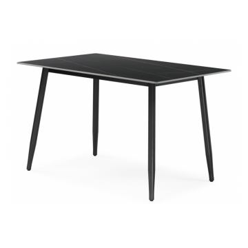 Стол Rion 120 черный мрамор / черный