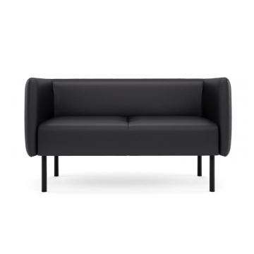 РИО Диван прямой черный