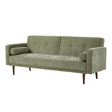 Раскладной 3-местный диван в обивке из шенилла Tuske  3 мест. зеленый