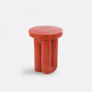 Стол журнальный из керамики Ornila  единый размер красный