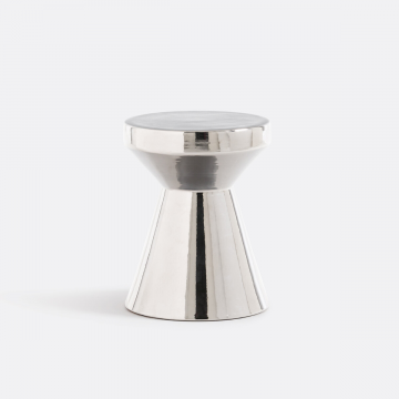 Стол диванный или тумба прикроватная из керамики Matmat  единый размер серый