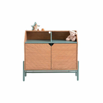 Шкаф книжный низкий детский Waldo бежевый