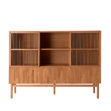 Сервант-библиотека облицованный дубом Bilbao