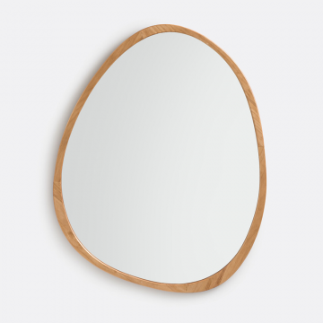 Зеркало органичной формы 58 x 74 см Astia  единый размер бежевый