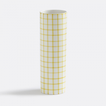 Ваза керамическая высота 25 см Adamo  единый размер желтый