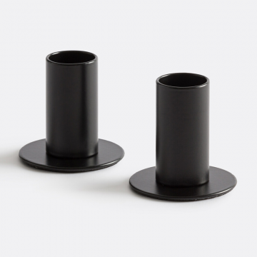 Набор из двух подсвечников Abby  единый размер черный