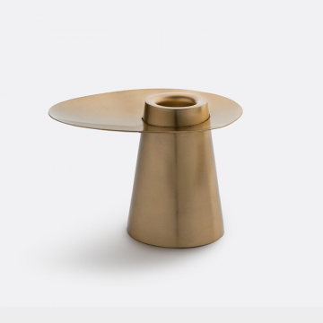 Подсвечник из латуни В8 см Jory  единый размер желтый