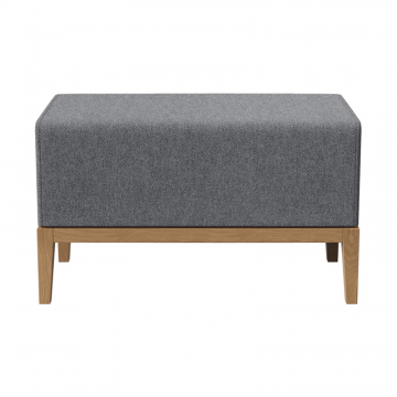 Банкетка Fjord 80 см (серый, твид)