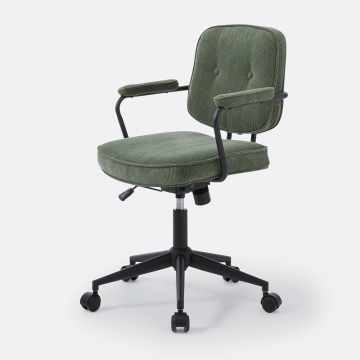Кресло офисное винтажное Felipe  единый размер зеленый