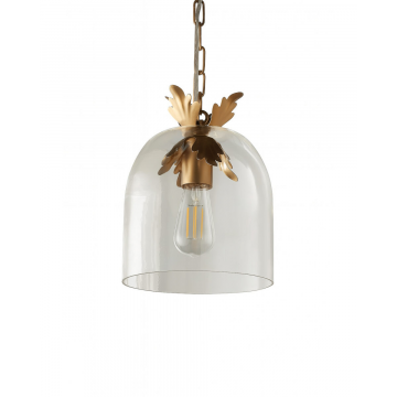 Золотой подвесной светильник “Акант”