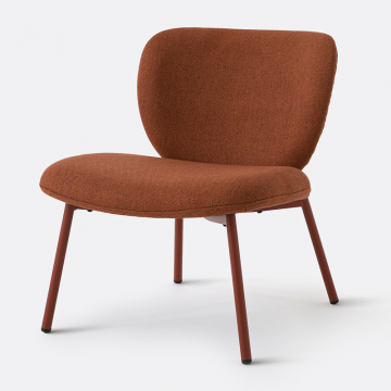 Кресло мягкое для отдыха Belvini  единый размер каштановый