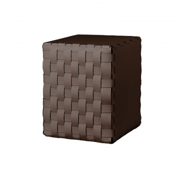 Пуф Bottega 35x35xH40 (06-Chocolate, TS30)