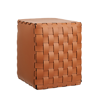 Пуф Bottega 35x35xH40 (09-Cognac, TS30)