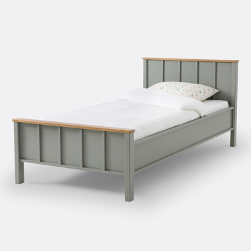 Кровать с кроватным основанием Eugne  90 x 200 см зеленый