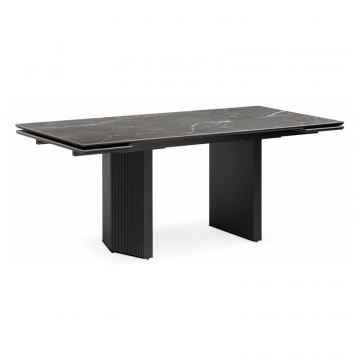 Керамический стол Монерон 180x90 nero marquina / черный