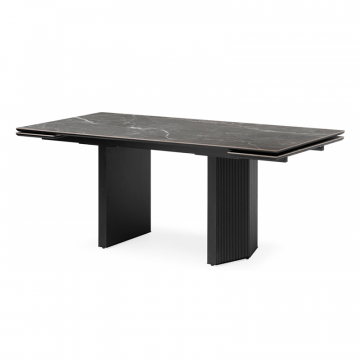 Керамический стол Монерон 180x90 nero marquina / черный