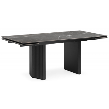 Керамический стол Монерон 180x90 nero marquina / черный