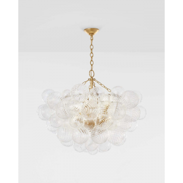 Большая стеклянная люстра “Алисия” L