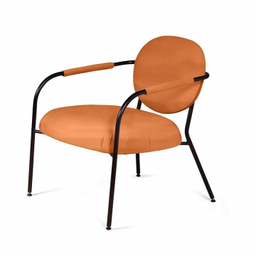 Лаунж кресло EGO, велюр терракот