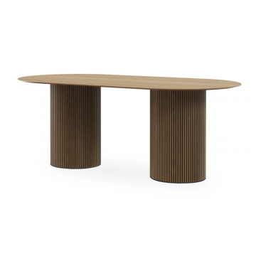 Стол обеденный овальный Mono Stripe 200х100 947941