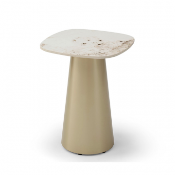 Стол журнальный Antonia (40), светлая керамика/шампань