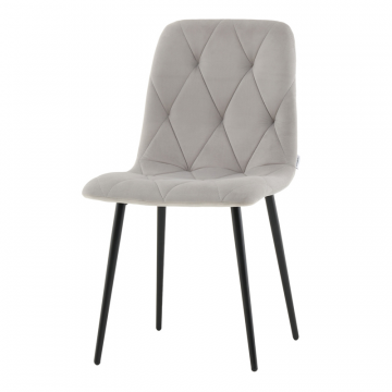 Стул Одди Diamond велюр светло-серый