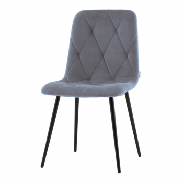 Стул Одди Diamond велюр серый