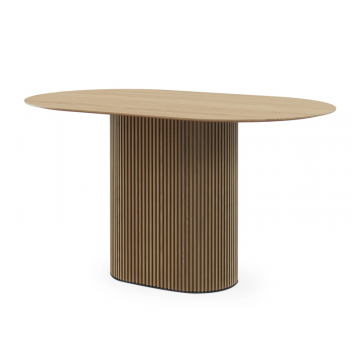 Стол обеденный овальный Mono Stripe 140х85 948117