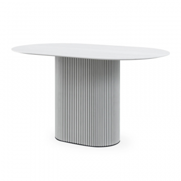 Стол обеденный овальный Mono Stripe 140х85 948116