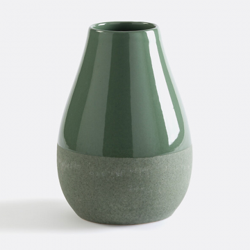 Ваза из керамики В19 см Pastela  единый размер зеленый