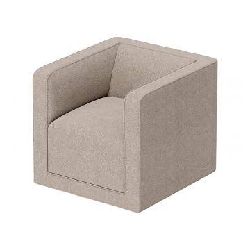 Кресло Cube (бежевый, букле)