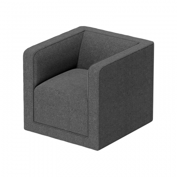 Кресло Cube (серый, букле)