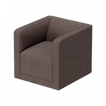 Кресло Cube (шоколад, твид)