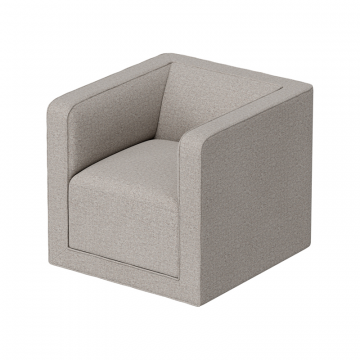 Кресло Cube (бежевый, рогожка)