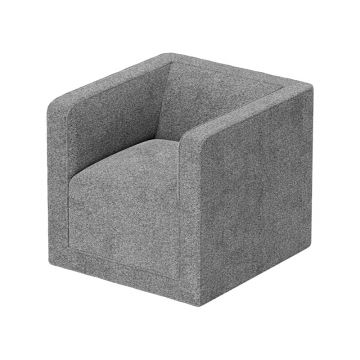 Кресло Cube (серый, рогожка)