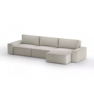 Диван модульный трехместный с оттоманкой Бренди 02