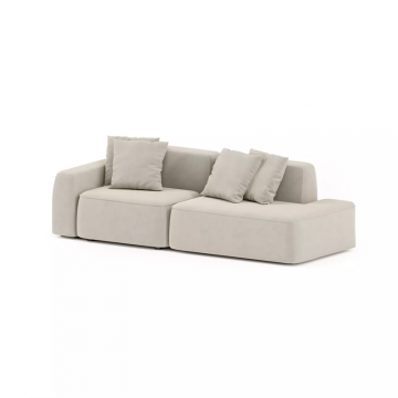 Диван Норд двухмодульный прямой удлиненный Тедди 005