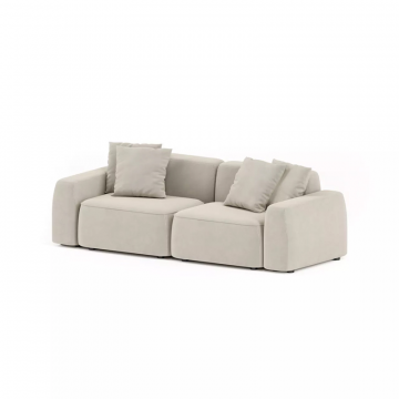 Норд двухмодульный прямой с подлокотниками Тедди 005